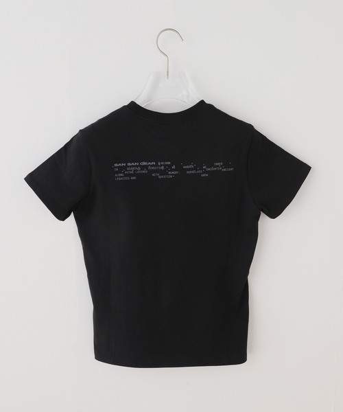 SAN SAN GEAR(サンサンギア)の「SAN SAN GEAR / サンサンギア LOGO T-SHIRT W(Tシャツ/カットソー・レディース・ホワイト/イエロー/ブラック・FREE)」の4枚目の写真