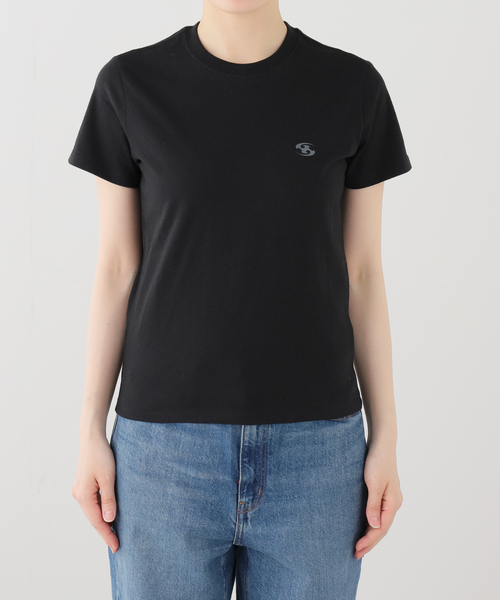 SAN SAN GEAR(サンサンギア)の「SAN SAN GEAR / サンサンギア LOGO T-SHIRT W(Tシャツ/カットソー・レディース・ホワイト/イエロー/ブラック・FREE)」の11枚目の写真