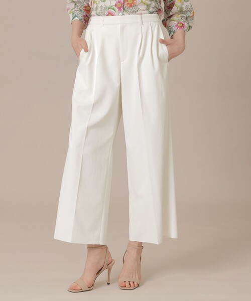 MACKINTOSH LONDON(マッキントッシュ ロンドン)の「ドライツイルワイドパンツ(その他パンツ・レディース・グレー系その他2/ネイビー/オフホワイト・36/38/40)」の2枚目の写真