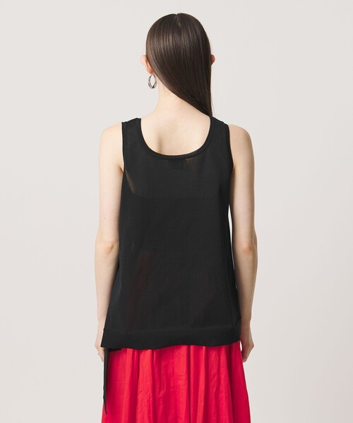 UNITED ARROWS(ユナイテッドアローズ)の「ノット 2WAY タンクトップ(タンクトップ・レディース・ブラック/レッド・FREE)」の11枚目の写真