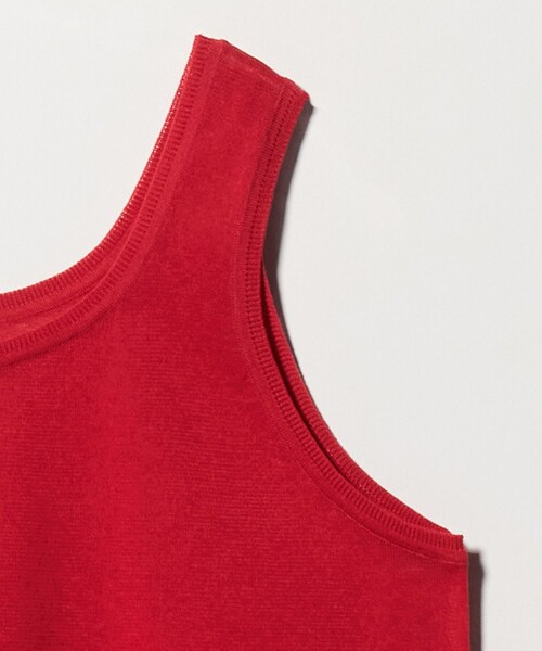 UNITED ARROWS(ユナイテッドアローズ)の「ノット 2WAY タンクトップ(タンクトップ・レディース・ブラック/レッド・FREE)」の20枚目の写真