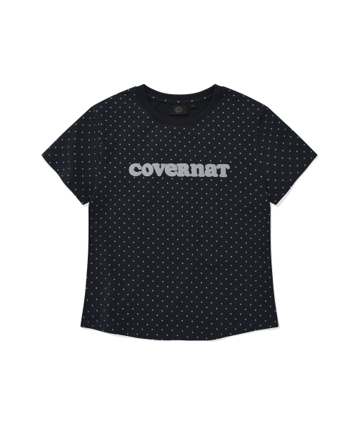 COVERNAT WOMAN(カバーナットウーマン)の「ウィメンズクーパー ロゴ スリムフィット Tシャツ ネイビー(Tシャツ/カットソー・レディース・その他・WS/WM)」の2枚目の写真