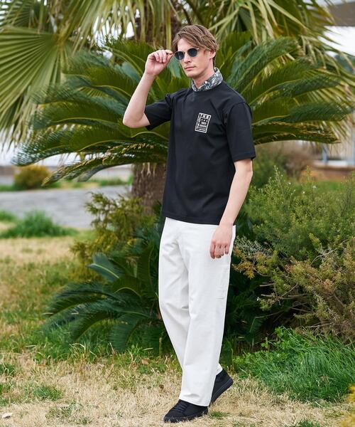 TAKEO KIKUCHI(タケオキクチ)の「【BOWLER HAT LABEL】アイスクリアコットン ピンナップガール 半袖Tシャツ(Tシャツ/カットソー・メンズ・グリーン/ホワイト/ダークグレー/ブラック・03/02/04)」の21枚目の写真