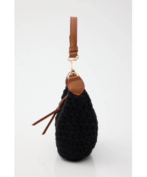 MOUSSY(マウジー)の「CROCHET MINI バッグ(ショルダーバッグ・レディース・ブラック/レッド・FREE)」の5枚目の写真