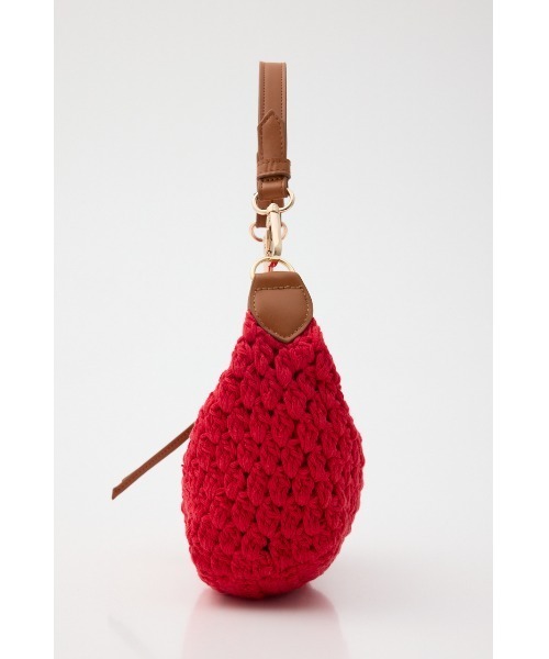 MOUSSY(マウジー)の「CROCHET MINI バッグ(ショルダーバッグ・レディース・ブラック/レッド・FREE)」の10枚目の写真