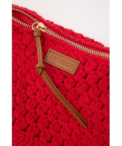 MOUSSY(マウジー)の「CROCHET MINI バッグ(ショルダーバッグ・レディース・ブラック/レッド・FREE)」の13枚目の写真