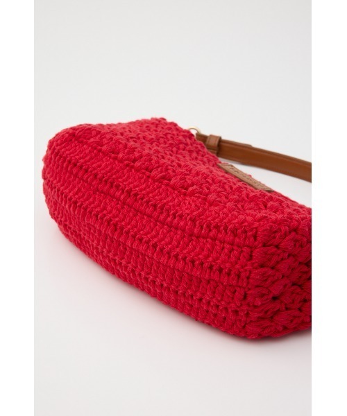 MOUSSY(マウジー)の「CROCHET MINI バッグ(ショルダーバッグ・レディース・ブラック/レッド・FREE)」の15枚目の写真
