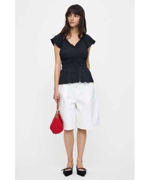 MOUSSY（マウジー）の「CROCHET MINI バッグ（ショルダーバッグ・レディース・ブラック/レッド・FREE）」の19枚目の写真