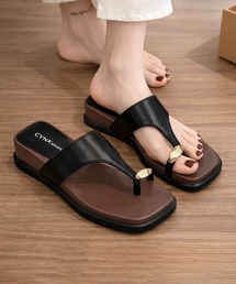ニュアンスパーツトングサンダル