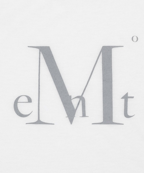 MUCENT（ムセント）の「MUCENT / ムセント メインシンボル シースルー 長袖Ｔシャツ ワンポイントロゴ 薄手（Tシャツ/カットソー・レディース・ホワイト/ブラック・FREE）」の4枚目の写真