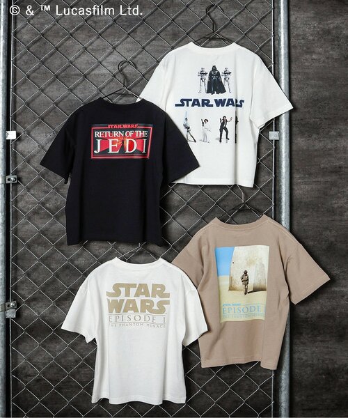 STAR WARS（スターウォーズ）の「【リンク】STAR WARS/Tシャツ(キッズサイズ)（Tシャツ/カットソー・キッズ・ベージュ/オフホワイト/ブラック/アイボリー・150/90/100/110/120/130/140）」の18枚目の写真