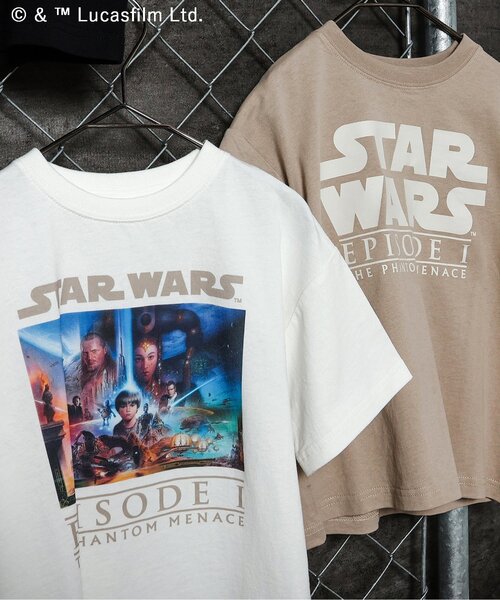 STAR WARS（スターウォーズ）の「【リンク】STAR WARS/Tシャツ(キッズサイズ)（Tシャツ/カットソー・キッズ・ベージュ/オフホワイト/ブラック/アイボリー・150/90/100/110/120/130/140）」の9枚目の写真