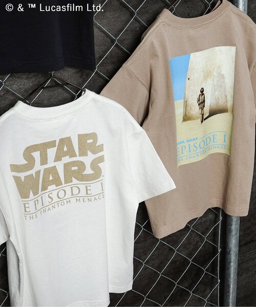 STAR WARS（スターウォーズ）の「【リンク】STAR WARS/Tシャツ(キッズサイズ)（Tシャツ/カットソー・キッズ・ベージュ/オフホワイト/ブラック/アイボリー・150/90/100/110/120/130/140）」の10枚目の写真