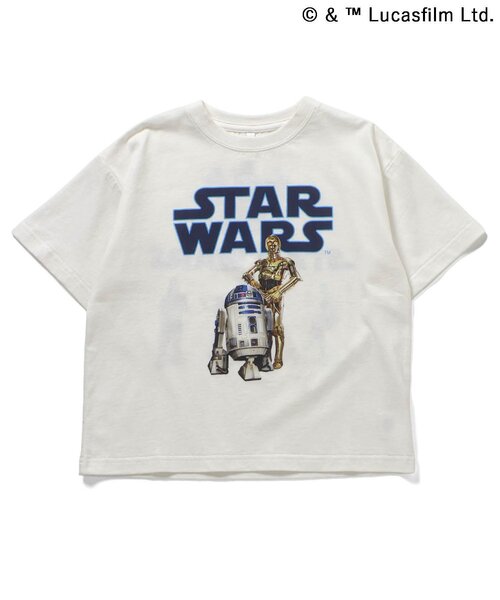 STAR WARS（スターウォーズ）の「【リンク】STAR WARS/Tシャツ(キッズサイズ)（Tシャツ/カットソー・キッズ・ベージュ/オフホワイト/ブラック/アイボリー・150/90/100/110/120/130/140）」の13枚目の写真