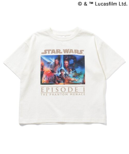 STAR WARS（スターウォーズ）の「【リンク】STAR WARS/Tシャツ(キッズサイズ)（Tシャツ/カットソー・キッズ・ベージュ/オフホワイト/ブラック/アイボリー・150/90/100/110/120/130/140）」の5枚目の写真