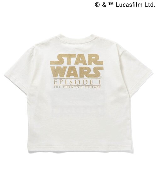 STAR WARS（スターウォーズ）の「【リンク】STAR WARS/Tシャツ(キッズサイズ)（Tシャツ/カットソー・キッズ・ベージュ/オフホワイト/ブラック/アイボリー・150/90/100/110/120/130/140）」の6枚目の写真