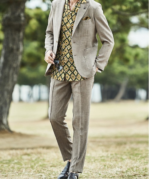g-stage(ジーステージ)の「【JN】【it】【g-stage】総柄シャツオープンカラー半袖シャツ ジ-ステ-ジ(シャツ/ブラウス・メンズ・グリーン/イエロー/ネイビー/ホワイト/ブルー・50/46/48)」の14枚目の写真