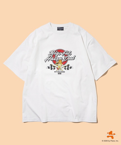 BENCH'S SELECT（ベンチセレクト）の「【GARFIELD】ガーフィールド グラフィックT 半袖 ユニセックス（Tシャツ/カットソー・メンズ・ブラック/ホワイト・SMALL/LARGE/MEDIUM）」の2枚目の写真