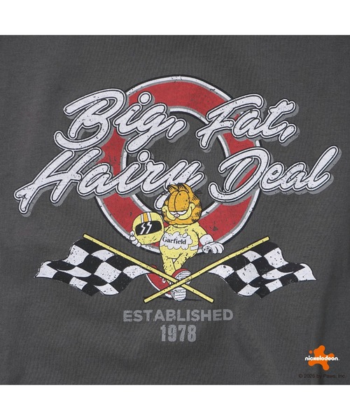 BENCH'S SELECT（ベンチセレクト）の「【GARFIELD】ガーフィールド グラフィックT 半袖 ユニセックス（Tシャツ/カットソー・メンズ・ブラック/ホワイト・SMALL/LARGE/MEDIUM）」の3枚目の写真