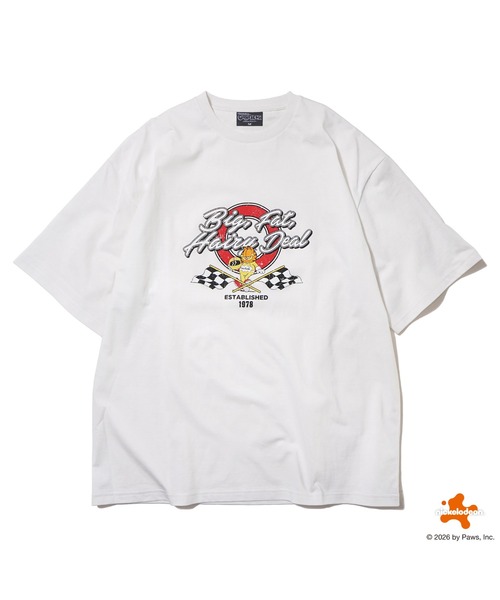 BENCH'S SELECT（ベンチセレクト）の「【GARFIELD】ガーフィールド グラフィックT 半袖 ユニセックス（Tシャツ/カットソー・メンズ・ブラック/ホワイト・SMALL/LARGE/MEDIUM）」の4枚目の写真