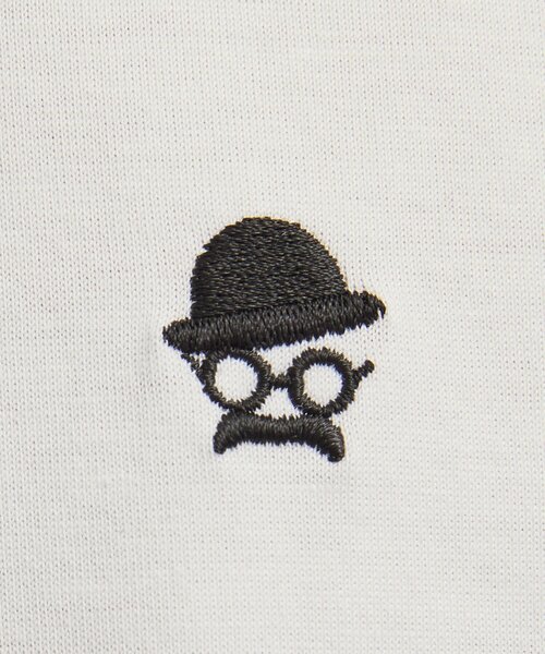 TAKEO KIKUCHI(タケオキクチ)の「【日本製】ワンポイント刺繍 半袖Tシャツ(Tシャツ/カットソー・メンズ・モスグリーン/ホワイト/ネイビー/レッド系1/ブラック・04/03/02/01)」の12枚目の写真