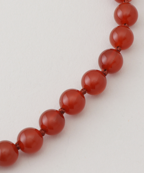 IENA LA BOUCLE(イエナラブークル)の「《追加》OCUCCI チョーカー red agate 8MM37cm OJNL-2514(ネックレス・レディース・レッド・FREE)」の4枚目の写真