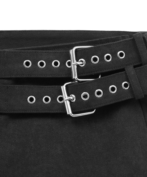 Midnight Move(ミッドナイトムーブ)の「2 belt shorts (black)(その他パンツ・レディース・その他・SMALL/MEDIUM)」の2枚目の写真