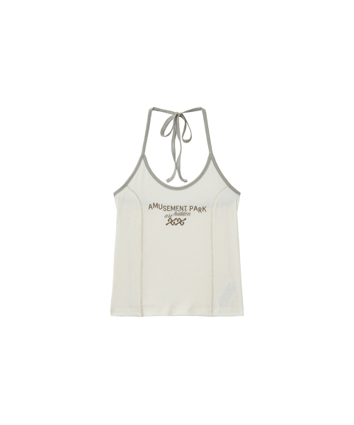 UUUUP(ユープ)の「ジェナホルタースリーブレス - ホワイト(Tシャツ/カットソー・レディース・その他・SMALL/MEDIUM)」の3枚目の写真