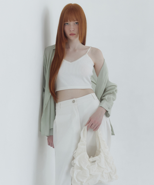 MICANE(ミケーネ)の「アイリンオーバーサイズシャツ(シャツ/ブラウス・レディース・スカイブルー/アイボリー/ミント・LARGE/SMALL/MEDIUM)」の5枚目の写真