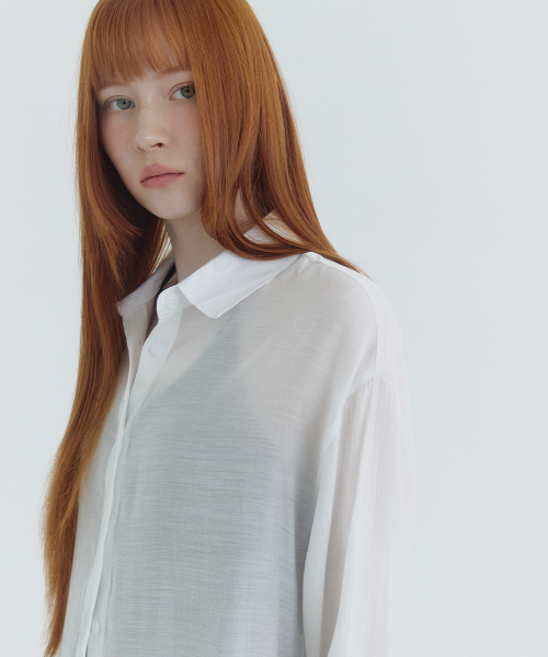 MICANE(ミケーネ)の「アイリンオーバーサイズシャツ(シャツ/ブラウス・レディース・スカイブルー/アイボリー/ミント・LARGE/SMALL/MEDIUM)」の14枚目の写真