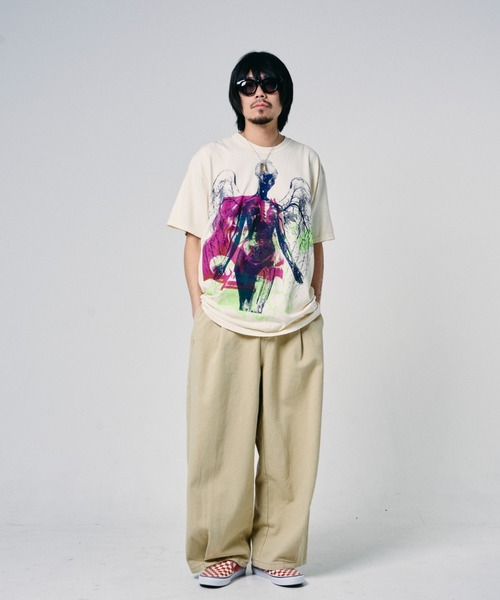 EFFECTEN(エフェクテン)の「【EFFECTEN】POISON t-shirt(Tシャツ/カットソー・メンズ・ホワイト/グレー/アイボリー・MEDIUM/LARGE/X-LARGE)」の8枚目の写真