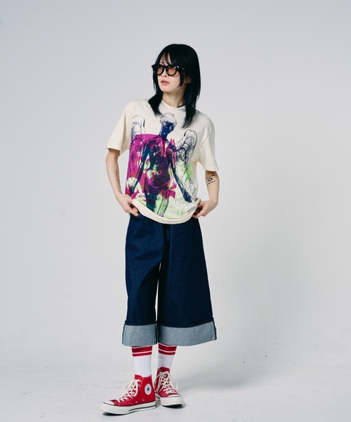 EFFECTEN(エフェクテン)の「【EFFECTEN】POISON t-shirt(Tシャツ/カットソー・メンズ・ホワイト/グレー/アイボリー・MEDIUM/LARGE/X-LARGE)」の5枚目の写真