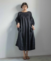 リネン」に該当するワンピース/ドレス（フリル）ファッション通販