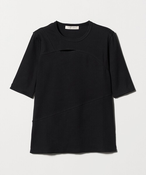AEWEN MATOPH（イウエン マトフ）の「＜AEWEN MATOPH＞イレギュラー パネル Tシャツ（Tシャツ/カットソー・レディース・ホワイト/ブラック・FREE）」の21枚目の写真