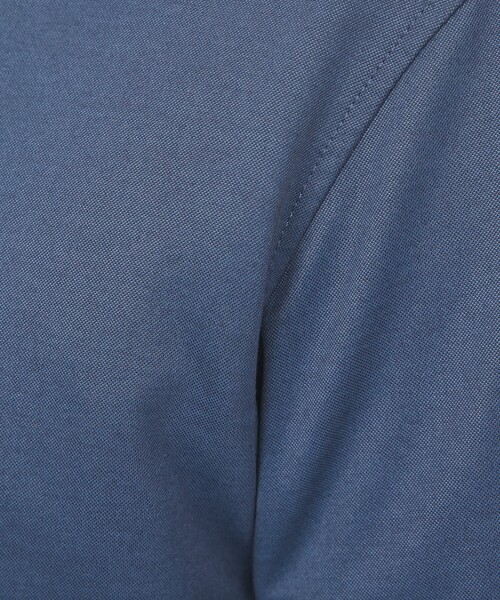ABAHOUSE GRAY（アバハウスグレイ）の「【WEB限定】シルキー マイクロカノコ ボタンダウン 半袖シャツ（シャツ/ブラウス・メンズ・ホワイト/サックスブルー/グレイッシュベージュ/グレイッシュブルー・44/46/48/50）」の12枚目の写真