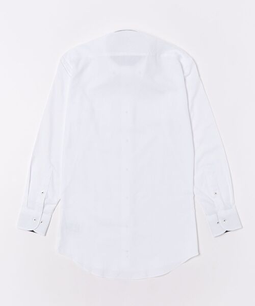 TOKYO SHIRTS(トウキョウシャツ)の「形態安定ノンアイロン ボタンダウン 長袖ビジネスワイシャツ(ビジネスシャツ・メンズ・ホワイト・首回り39cm-裄丈84cm/首回り41cm-裄丈82cm/首回り41cm-裄丈86cm/首回り42cm-裄丈82cm/首回り42cm-裄丈86cm/首回り43cm-裄丈82cm/首回り43cm-裄丈86cm/首回り37cm-裄丈80cm/首回り37cm-裄丈84cm/首回り39cm-裄丈80cm)」の7枚目の写真