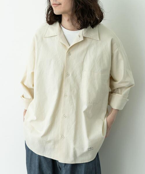 ARMY TWILL(アーミーツイル)の「ARMY TWILL COTTON LINEN UTILITYSHIRTS(シャツ/ブラウス・メンズ・ホワイト系その他・MEDIUM)」の1枚目の写真