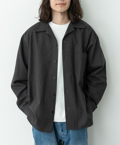 ARMY TWILL(アーミーツイル)の「ARMY TWILL COTTON LINEN UTILITYSHIRTS(シャツ/ブラウス・メンズ・ホワイト系その他/チャコールグレー・MEDIUM)」の1枚目の写真