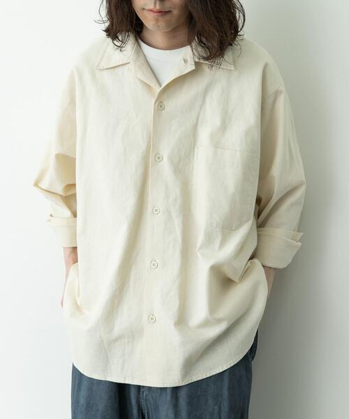 ARMY TWILL(アーミーツイル)の「ARMY TWILL COTTON LINEN UTILITYSHIRTS(シャツ/ブラウス・メンズ・ホワイト系その他・MEDIUM)」の2枚目の写真