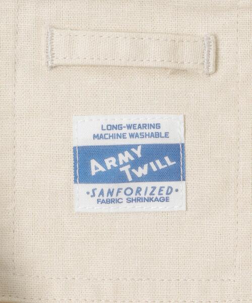ARMY TWILL(アーミーツイル)の「ARMY TWILL COTTON LINEN UTILITYSHIRTS(シャツ/ブラウス・メンズ・ホワイト系その他・MEDIUM)」の11枚目の写真