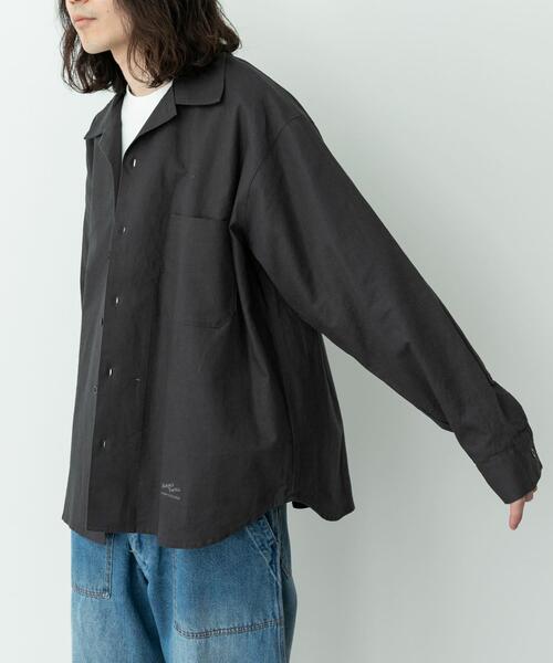 ARMY TWILL(アーミーツイル)の「ARMY TWILL COTTON LINEN UTILITYSHIRTS(シャツ/ブラウス・メンズ・ホワイト系その他/チャコールグレー・MEDIUM)」の19枚目の写真