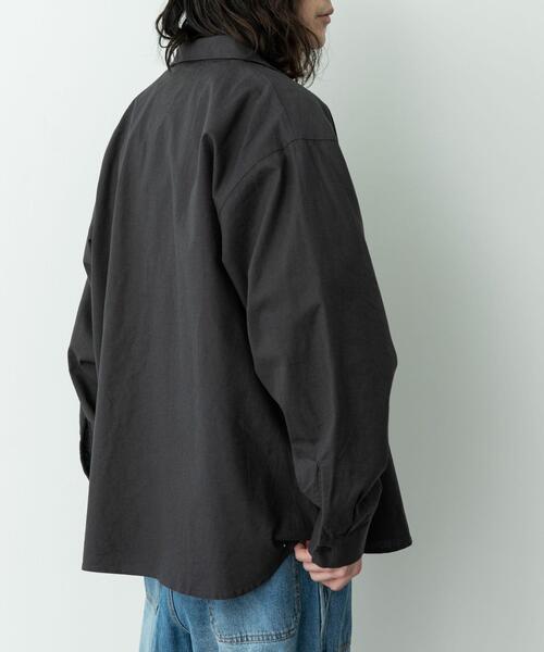 ARMY TWILL(アーミーツイル)の「ARMY TWILL COTTON LINEN UTILITYSHIRTS(シャツ/ブラウス・メンズ・ホワイト系その他/チャコールグレー・MEDIUM)」の20枚目の写真