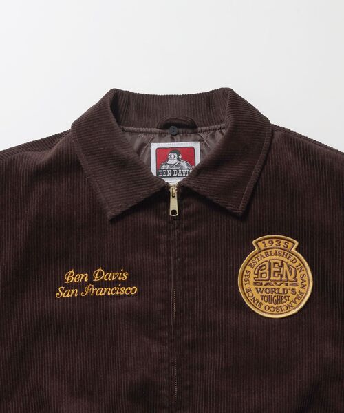 BEN DAVIS(ベンデイビス)の「【BEN DAVIS(ベンデイビス)】REMOVAL BOA COLLAR RANCH JACKET / ランチジャケット コーデュロイ 着脱ボア衿 刺繍 ワッペン アウター ユニセックス(ブルゾン・メンズ・ブラウン/ネイビー/ダークグリーン/ダークネイビー・MEDIUM/X-LARGE/LARGE)」の14枚目の写真