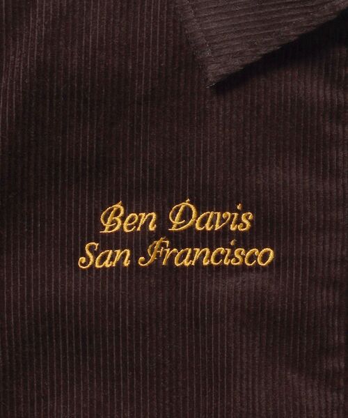 BEN DAVIS(ベンデイビス)の「【BEN DAVIS(ベンデイビス)】REMOVAL BOA COLLAR RANCH JACKET / ランチジャケット コーデュロイ 着脱ボア衿 刺繍 ワッペン アウター ユニセックス(ブルゾン・メンズ・ブラウン/ネイビー/ダークグリーン/ダークネイビー・MEDIUM/X-LARGE/LARGE)」の17枚目の写真