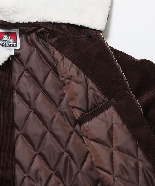 BEN DAVIS(ベンデイビス)の「【BEN DAVIS(ベンデイビス)】REMOVAL BOA COLLAR RANCH JACKET / ランチジャケット コーデュロイ 着脱ボア衿 刺繍 ワッペン アウター ユニセックス(ブルゾン・メンズ・ブラウン/ネイビー/ダークグリーン/ダークネイビー・MEDIUM/X-LARGE/LARGE)」の20枚目の写真