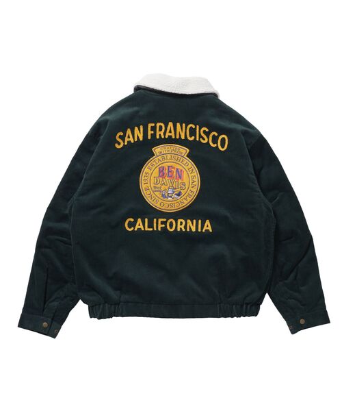 BEN DAVIS(ベンデイビス)の「【BEN DAVIS(ベンデイビス)】REMOVAL BOA COLLAR RANCH JACKET / ランチジャケット コーデュロイ 着脱ボア衿 刺繍 ワッペン アウター ユニセックス(ブルゾン・メンズ・ブラウン/ネイビー/ダークグリーン/ダークネイビー・MEDIUM/X-LARGE/LARGE)」の22枚目の写真