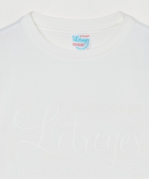 Letroyes(ルトロワ)の「<Letroyes> LOGO TEE / ロゴ TEE(Tシャツ/カットソー・レディース・ブラウン系/ホワイト/ダークブラウン/ネイビー・2/01/3)」の6枚目の写真