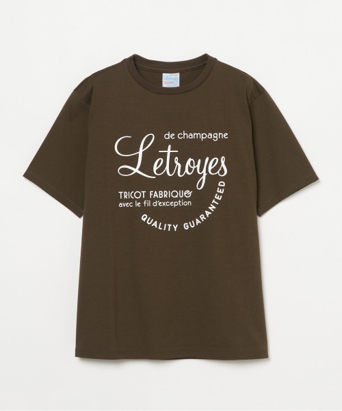 Letroyes(ルトロワ)の「<Letroyes> LOGO TEE / ロゴ TEE(Tシャツ/カットソー・レディース・ブラウン系/ホワイト/ダークブラウン/ネイビー・2/01/3)」の22枚目の写真