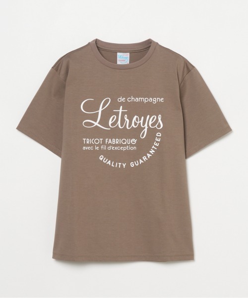 Letroyes(ルトロワ)の「<Letroyes> LOGO TEE / ロゴ TEE(Tシャツ/カットソー・レディース・ブラウン系/ホワイト/ダークブラウン/ネイビー・2/01/3)」の21枚目の写真