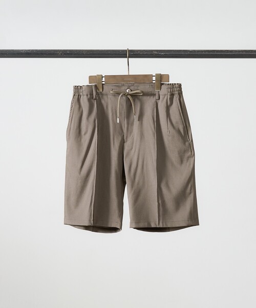 DESIGNWORKS(デザインワークス)の「【セットアップ対応】ミラクルストレッチ ピンタックショーツ(その他パンツ・メンズ・ホワイト/カーキ/ブラック/グレイッシュベージュ・46/50/48)」の4枚目の写真